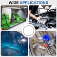 thumbnail image 7 of Uxcell 3Pcs AS-252 Nitrile Rubber O-Rings, 5-1/4" ID, 5-1/2" OD, 1/8" Width Round Seal Rings Gasket for Automotive Machine Faucet Seal Repair Plumbing Compressor, 70 Durometer, Black, 7 of 7