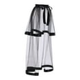 thumbnail image 3 of Milageto Women High Low Tutu Skirts Fancy Dress for Cocktail Spectial Occasion Formal Black, 3 of 8