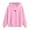 Pink, variant on WOYY Toddler Girls Hoodie Heart Print Graphic Hooded Sweatshirt Long Sleeve Top