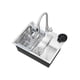 thumbnail image 1 of Tarja de Cocina Plateada Maxims 60x46 cm Acero Inoxidable con Grifo y Accesorios, 1 of 7