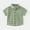 Green, variant on Boys Short Sleeve Button Down Shirts Toddler Buffalo Plaid Shirt with Pocket Summer Casual Clothes 2-8Y
