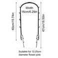 thumbnail image 2 of 6PCS Plant Climbing Frame Garden Trellis Plastic Durable Tomatoes Natural U-Hoop, 2 of 10