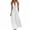 White Outfits, variant on Women's Sleeveless Backless Jumpsuits Halter V Nek Front Zipper High Rise Wide Leg Palazzo Pants with Pockets Boho Beach Outfit Navy