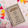 thumbnail image 3 of Tarjeta de cumpleaños Detuca Simple Taco for Friend Funny Lover Pun, 3 of 6