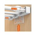 thumbnail image 4 of Adjustable Hanging Wardrobe Organizer Shelf Divider For Clothes, No Drilling Required, 4 of 5