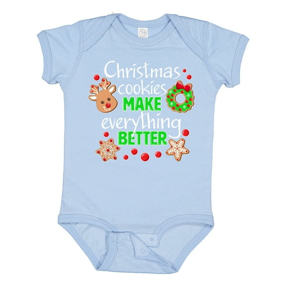 Inktastic Christmas Cookies Make Everything Better Boys or Girls Baby Bodysuit