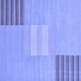 thumbnail image 1 of Ahgly Company Machine Washable Indoor Square Abstract Blue Modern Area Rugs, 6' Square, 1 of 4