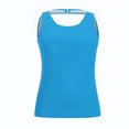 thumbnail image 4 of Otvok Blouson Tankini Swimsuits for Women 2 Piece Bathing Suits with Boyshorts Modest Tummy Control Swimwear XXL Light Blue, 4 of 6