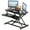 Black, variant on Jopath 32" Desk Converter,Height Adjustable Standing Desk Converter for Home Office,Dual Monitor and Laptop Workstation with Wide Keyboard Tray,Black