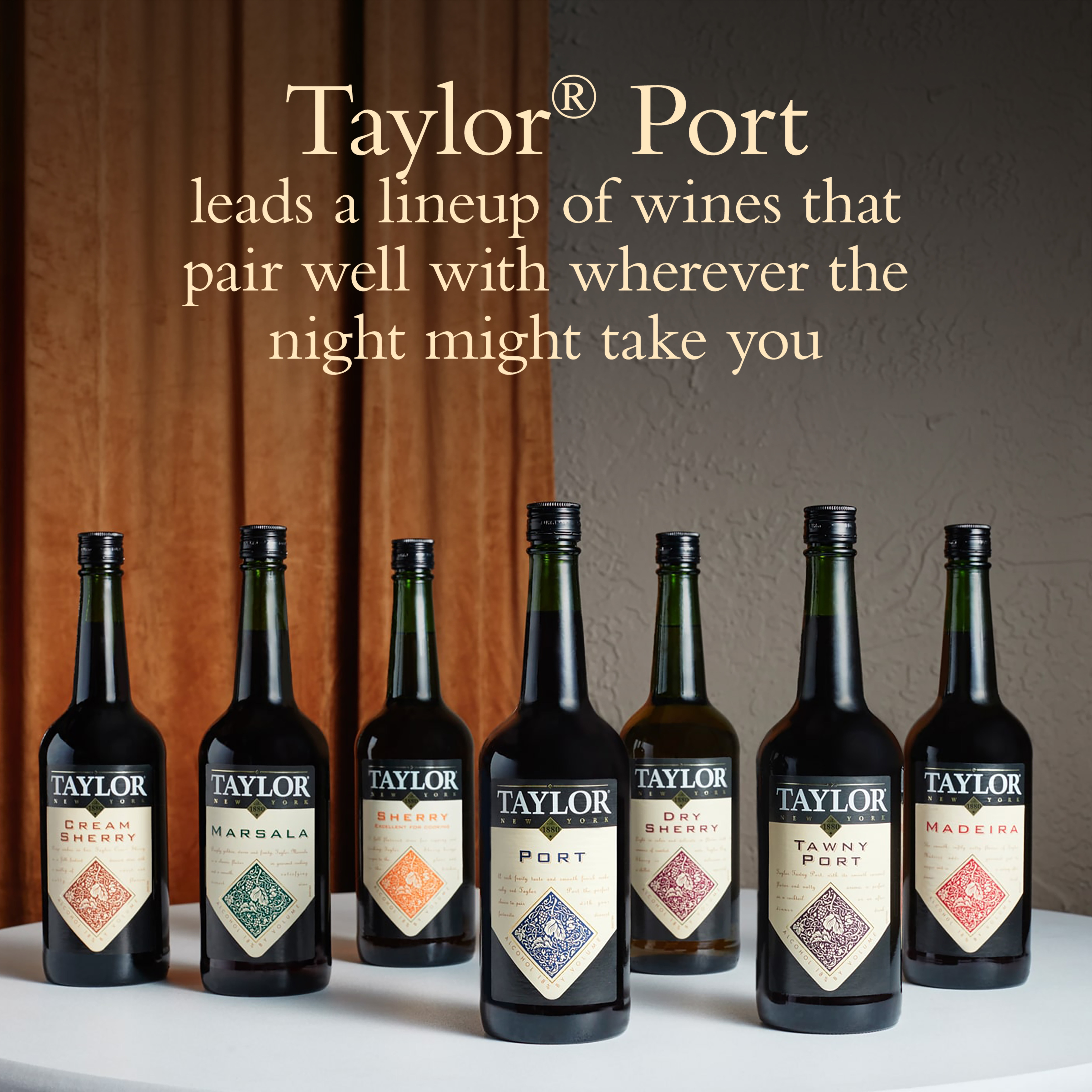 Taylor New York Desserts Port, Red Wine, 750 mL Bottle