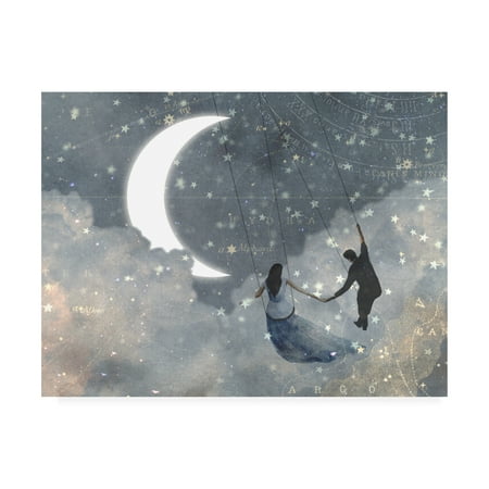 Trademark Fine Art 'Celestial Love I' Canvas Art by Victoria Borges