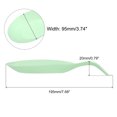 thumbnail image 2 of Cuchara Descanso silicona Unique Bargains 7.68 x 3.74 Calor Resistente Verde Claro 8uds, 2 of 6