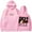 Pink, variant on Manuel Turizo 201 World Tour 2025 Merch Hoodies Casual Hooded Sweatshirt Unisex Pullover Clothing
