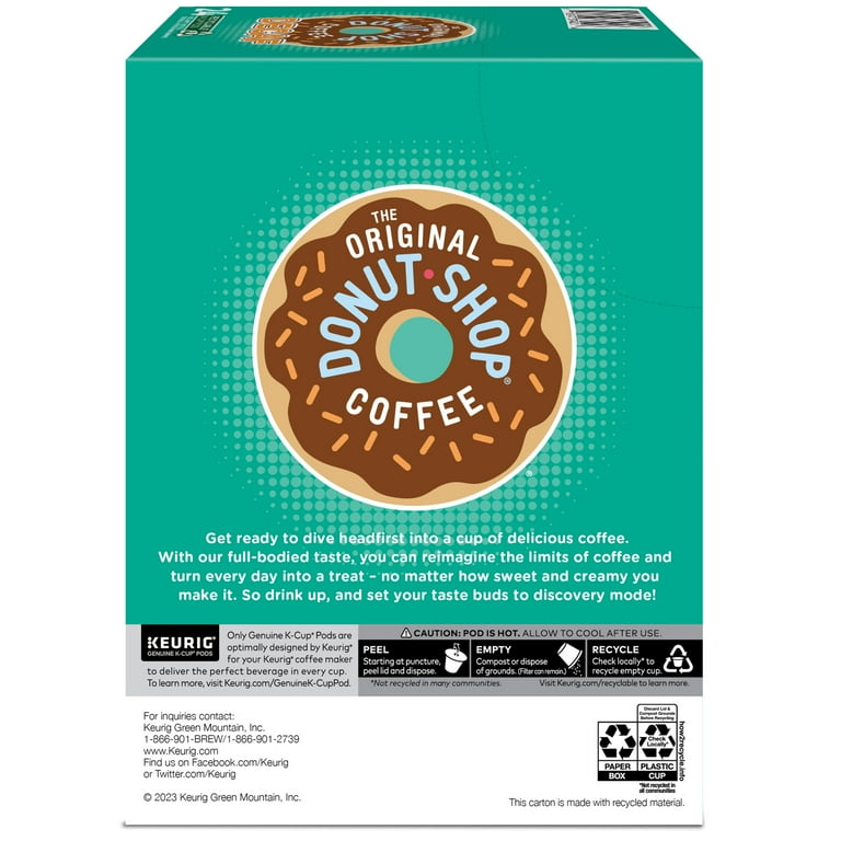 Donut Shop Decaf Coffee K-Cups, 24/Box Donut Shop Decaf Coffee K-Cups, 24/Box