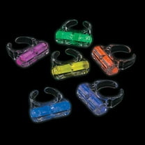 C&H Solutions LED Bumpy Ings - 24 Ct Flashing Glow Jelly Ings