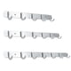 thumbnail image 5 of Barra de ganchos de aluminio espacial 3/4/5/6/7 ganchos para sombrero, ropa, soporte para batas, perchero montado en la pared para baño y cocina Advancent JJ20910-04, 5 of 6