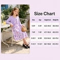 thumbnail image 5 of Aideaone Little Girls Sleeveless Dress with Ruffle Cardigan 2 Piece Set Butterfly Print 5 to 12, 5 of 5