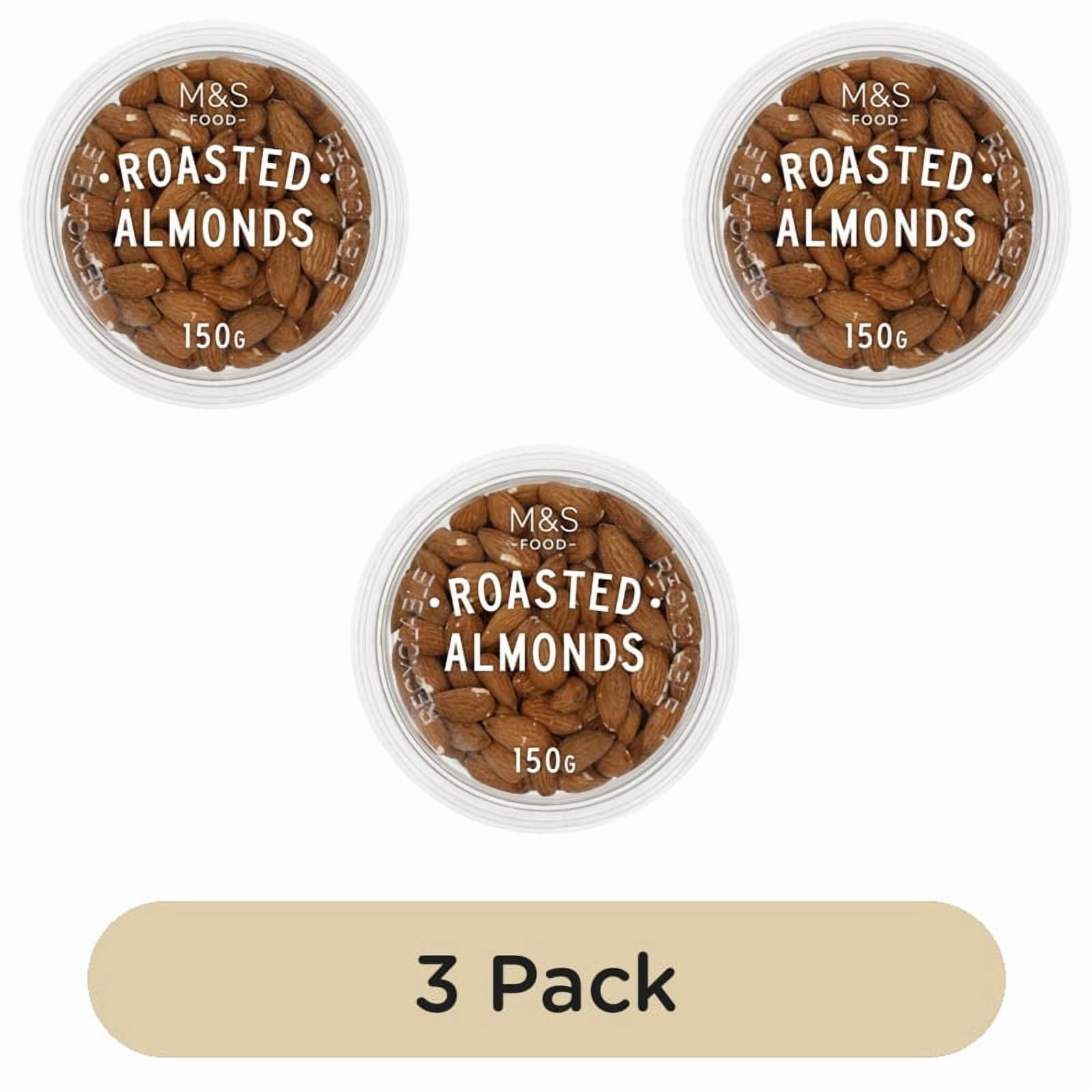 M&S Roasted Almonds 150g, British Import (Pack of 3)