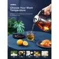 thumbnail image 4 of Electric Kettle, Glass Kettle Temperature Control with 5 Colors LED Lights Variable, Keep Warm, 1.7L/1500W, 4 of 9