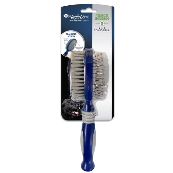 Cepillo para Perro Four Paws Magic Coat Professional Series 2 en 1 Combo Pin y Cerdas