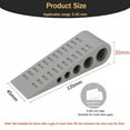 thumbnail image 2 of Rubber Door Stopper Wedge: Door Stoppers for Bottom of Door, 2025 New Anti-Slip Bottom Wedged Holder with Portable Wall Hook, Wall Protector for Home Office School, Door Stop Wedge, 6 Pack, 2 of 7