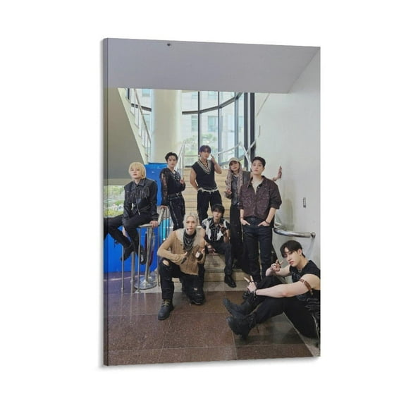 STRAY KIDS DominATE BEHIND COOL Canvas Poster Bedroom Decor Sports Landscape Office Room Decor Poster Gift