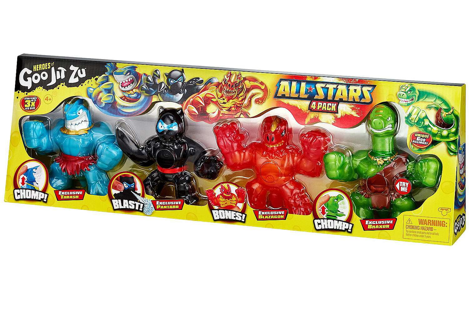 Heroes of Goo Jit Zu Toys - Mini Wubber Warriors Thrash & Terrack