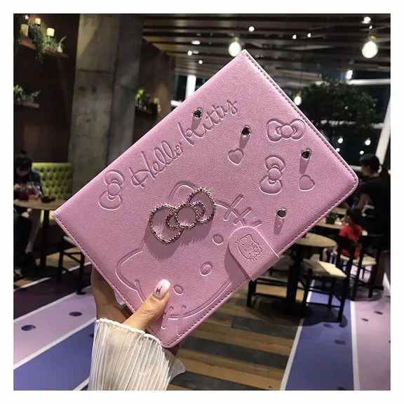 Fashion Sanrio Hello Kitty Case For iPad PU Leather Cover Holiday Gifts