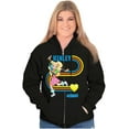 thumbnail image 3 of XOMG POP Heart Kinley Love Cartoon Zip Hoodie Sweatshirt Women Brisco Brands M, 3 of 5