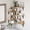 Light Brown, variant on 5Pcs Heavy-Duty Rustic Wood Corner Floating Shelves, Reddish Brown Finish, Wall Mount Curved Corner Storage Rack, Space-Saving, Easy Installation for Bathroom Kitchen Bedroom Living Room Decor