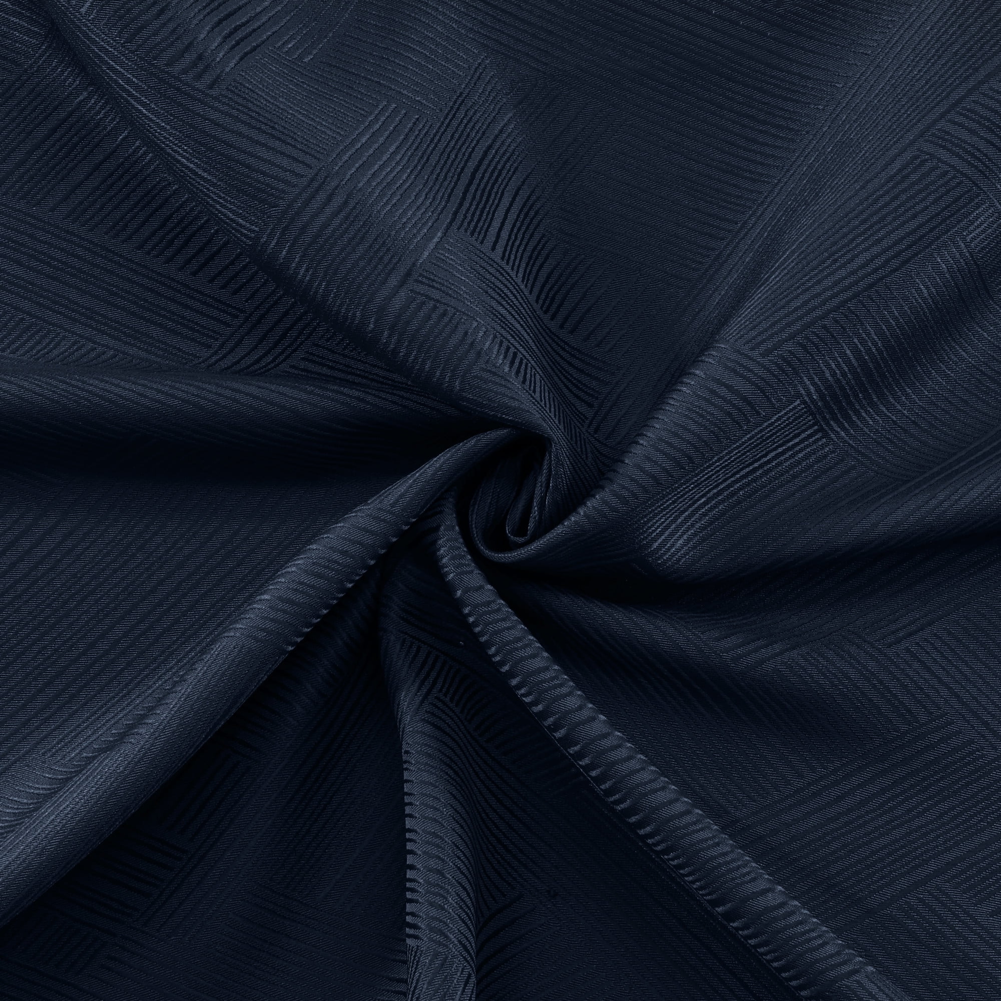 Loft Living Amora Light Filtering Grommet Indoor Curtain 52 x 63 in Navy