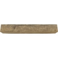 thumbnail image 4 of Ekena Millwork 12"W x 6"H x 16'L 3-Sided (U-beam) Rough Sawn Endurathane Faux Wood Ceiling Beam, Natural Golden Oak, 4 of 12