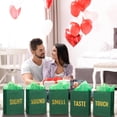 thumbnail image 6 of 5 Senses Gift Bags for Him Her Five Senses Gift Bag with Ribbon Handles and Tissue Paper Present Wrappings for Valentine Wedding Birthday Mothers Day(Green), 6 of 7