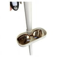 thumbnail image 4 of Lisonu Adjustable Tension Rod Organizer, Floor to Ceiling Laundry Drying Rack with 4 Rotating Hooks, DIY Coat Hanger & Storage Pole for Bedroom or Balcony, White, 4 of 11