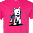 thumbnail image 4 of Inktastic Us Flag Westie T-Shirt, 4 of 5