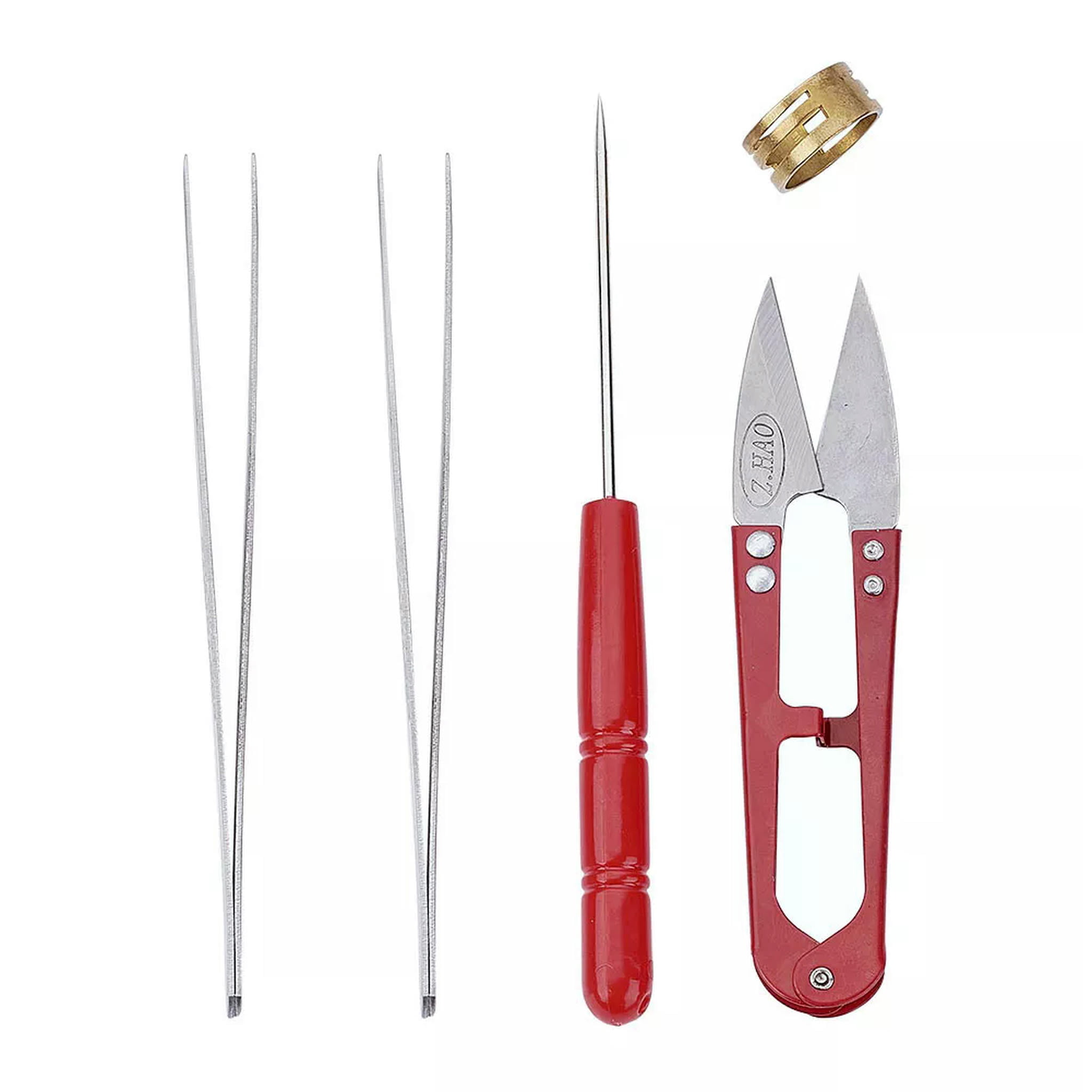 U8MO 8pc/Set Professional Beading Jewelry Tool Kits Pliers Cutter Scissor Tweezer Awl