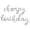 Silver, variant on Cursive Script Letter Balloons - CHOMPY BIRTHDAY 16" Inch Alphabet Letters Foil Mylar Balloon Birthday Party Banner (Silver)