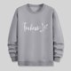 thumbnail image 4 of Ceisia Men's Regular-Fit Crew-Neck Heart-Letter Printed Casual Sweatshirt Gift, 4 of 7