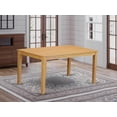 thumbnail image 2 of Atlin Designs Solid Wood Oak Dining Table Rectangular, 2 of 3