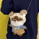 thumbnail image 1 of Bolso de Hombro de Felpa, Bolso Cruzado, Bolso Cruzado, Bolso Informal con Cremallera, Moda para Niñas, Animales de Peluche, Juguetes, Bolsa de Muñeca Azul claro Salvador Bolso de hombro para mujer, 1 of 10