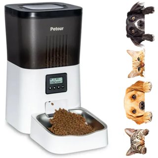 ARF PETS Smart Automatic Pet Feeder W/Wi-Fi, Programmable Food Dispenser  for Dogs and Cats APAFWIFI - The Home Depot