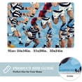 thumbnail image 2 of Football Polyester Non-Slip Machine Washable Door Rug Game Mat Kitchen Rug Office Rugs, 2 of 6