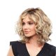 thumbnail image 4 of Peluca de mujer con pelo rizado, con flequillo dividido, con permanente y pelo corto, a la moda, 4 of 5