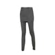 thumbnail image 1 of Leggings dos en uno para mujer con minifalda incorporada y cintura elástica, pantalones ajustados informales (gris oscuro), 1 of 5