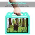 thumbnail image 3 of TECH CIRCLE Kids Case for iPad 9.7 Inch 6th/5th Gen 2018/2017 & iPad Air 2/1 & iPad Pro 9.7,Panda Shockproof Rugged Lightweight Pencil Holder Convertible Handles Stand Kids Friendly Case,Mintgreen, 3 of 8