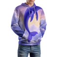thumbnail image 5 of Whale in Clouds 3d Sweatshirts Hoodie Fashion Casual Personality Men's Women Street Hoodie Pullovers Long Sleeve Comfortable Top, 5 of 6