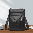 thumbnail image 6 of Blueek Women Crossbody Bag – 9x7 Inch - Soft PU Leather Shoulder Bag for Cell Phone, Vintage Style Everyday Handbag, Black, 6 of 6