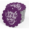 thumbnail image 4 of Inkdotpot Pack Of 100 Jingle All The Way Christmas Favor Paper Tags Craft Real Silver Foil Hang Tags, 4 of 7