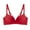 Red, variant on Women'S Seamless Pushup Bras 3/4 No Underwire Underwearu Shaped Bra