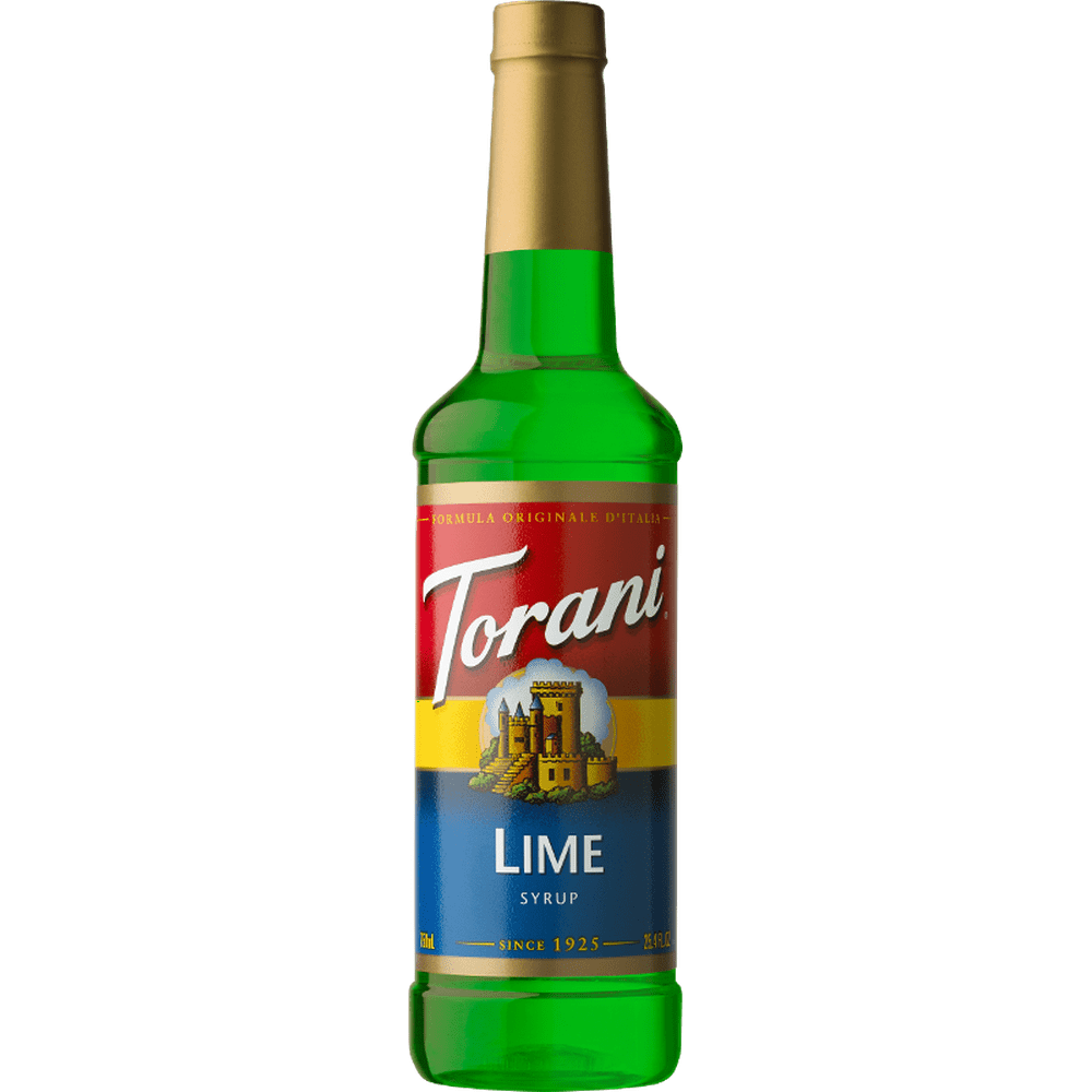 Torani Lime Syrup, Drink Mix, Handcrafted Soda Flavoring, 750ml